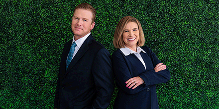 Attorneys Penny Merkel and Joseph Merkel